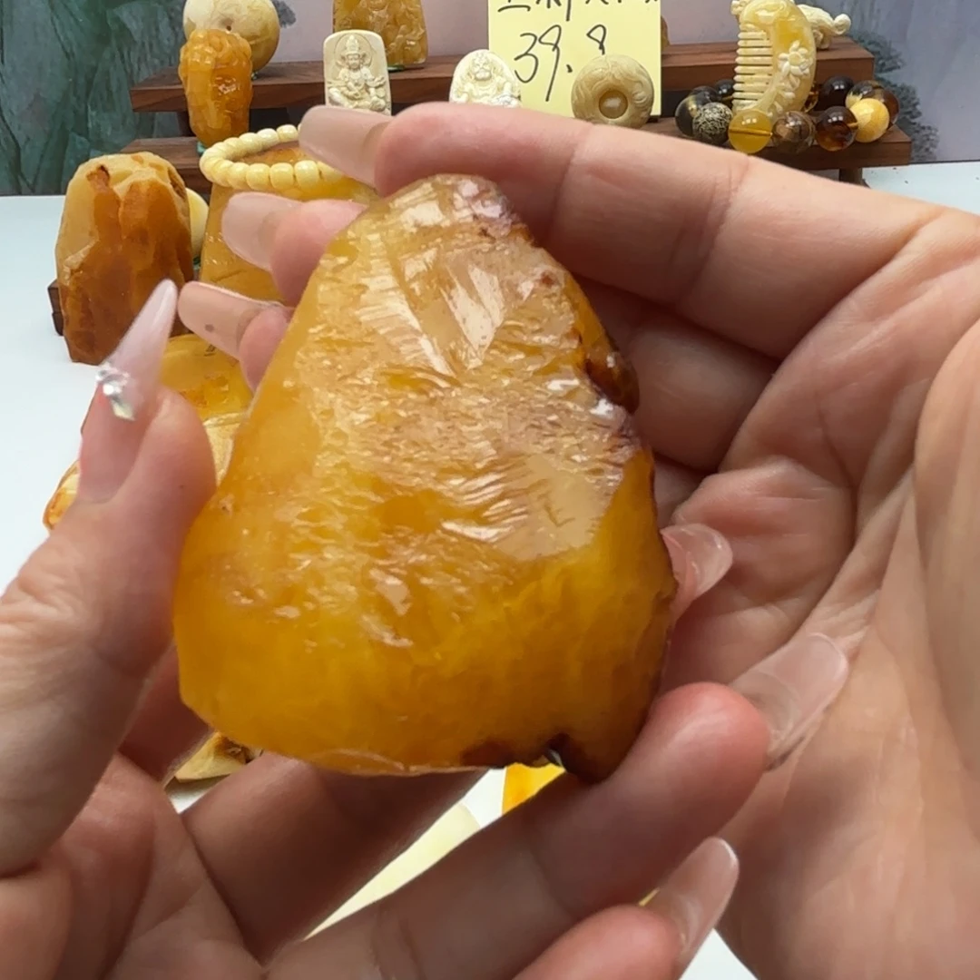 风***6未镶嵌定制琥珀琥珀