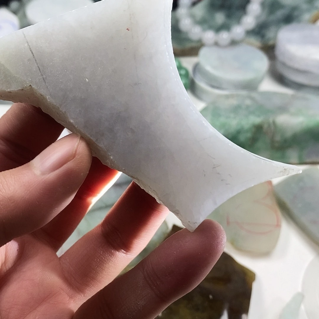 翡翠散珠天然缅甸翡翠a货34