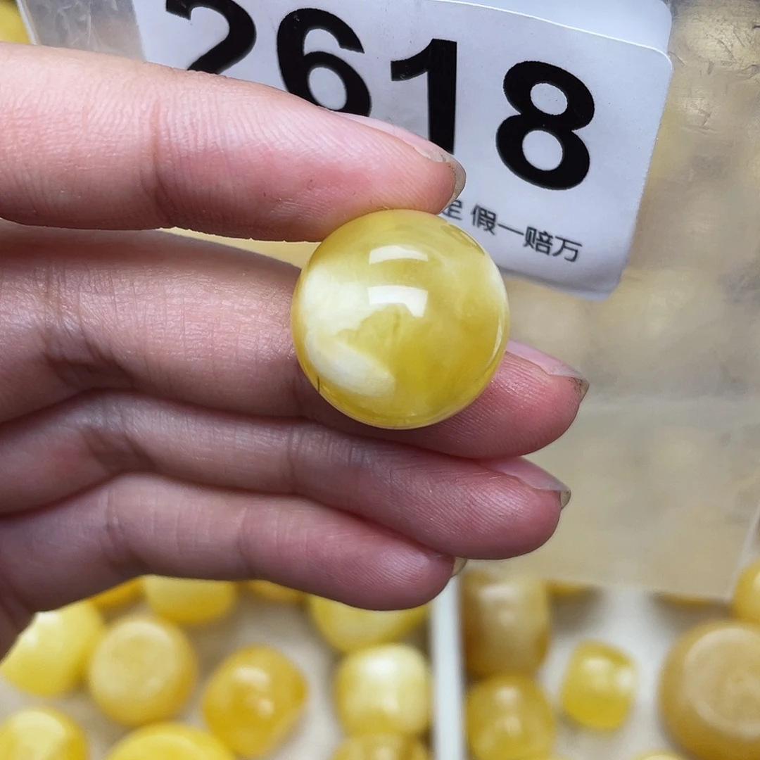 蜜蜡未镶嵌珠宝奇石粉17.6