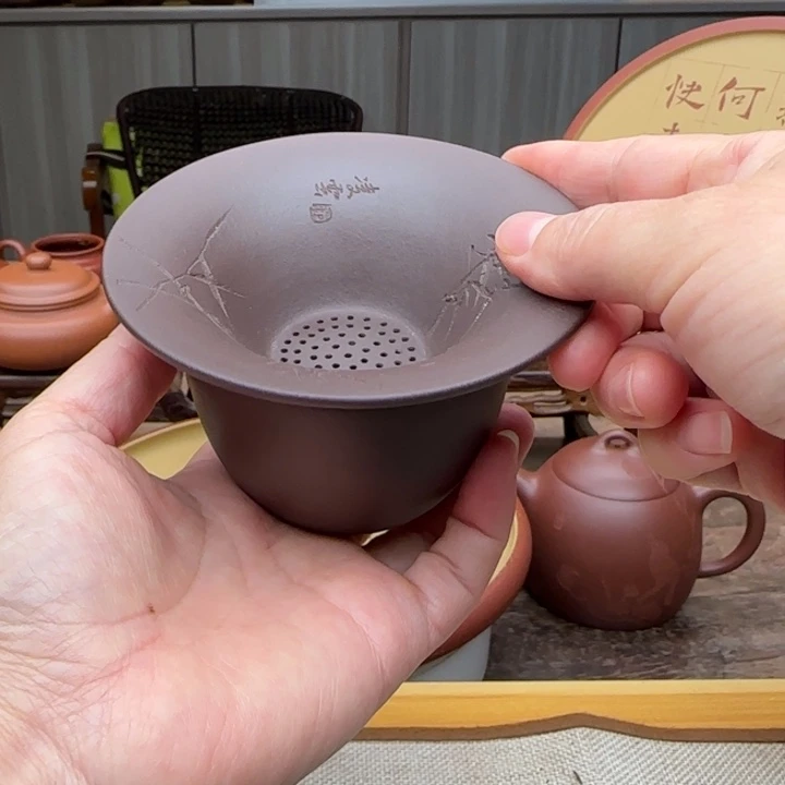 紫砂茶壶紫泥茶周边手工制作