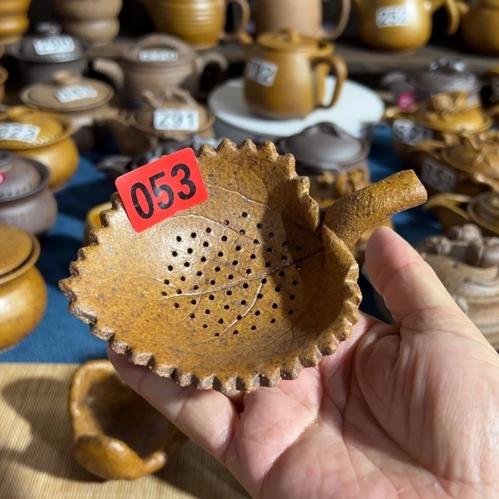 缸茶漏原谷烧高温粗瓷