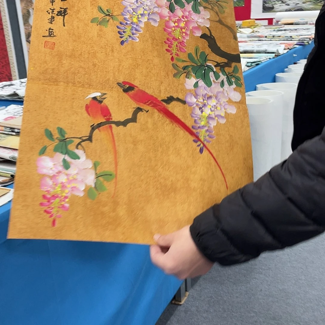 国画今天上午国画作品展示