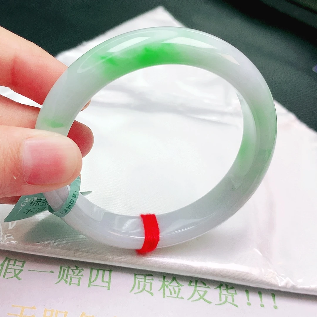翡翠未镶嵌手镯缅甸天然a货翡翠手镯