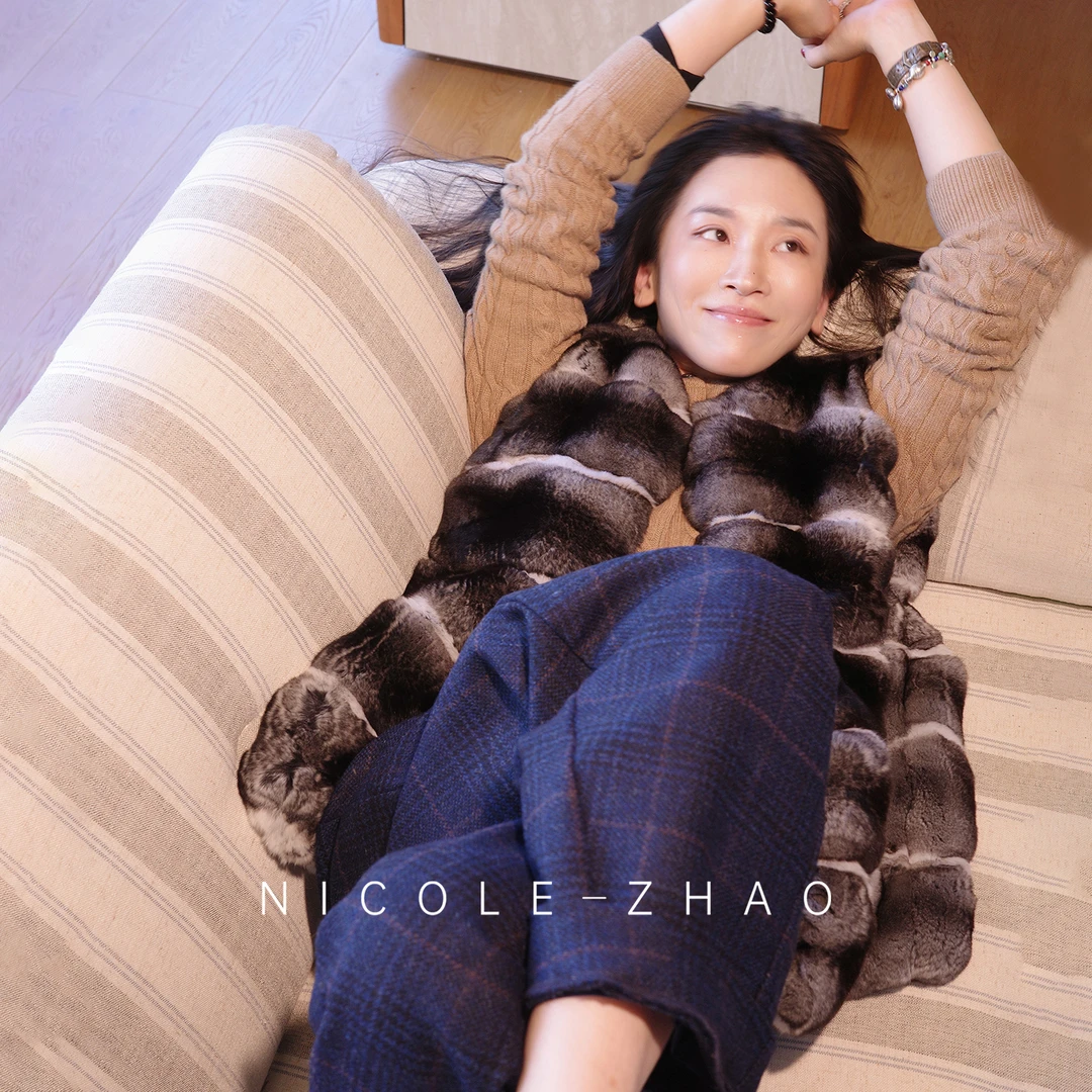 【贵姐NICOLE】限量版英国进口格纹气质羊毛休闲裤5NKC059