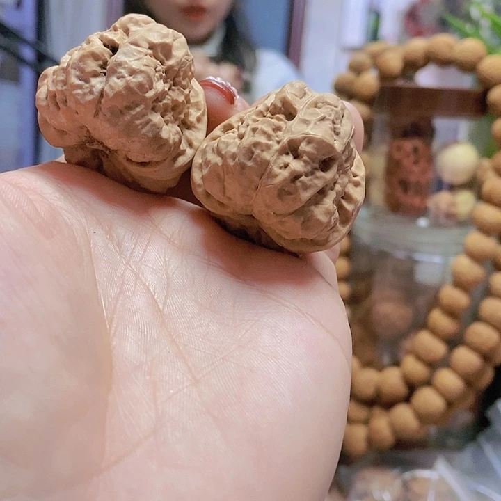 【闪购商品】文玩核桃把件35蛤蟆头黄油