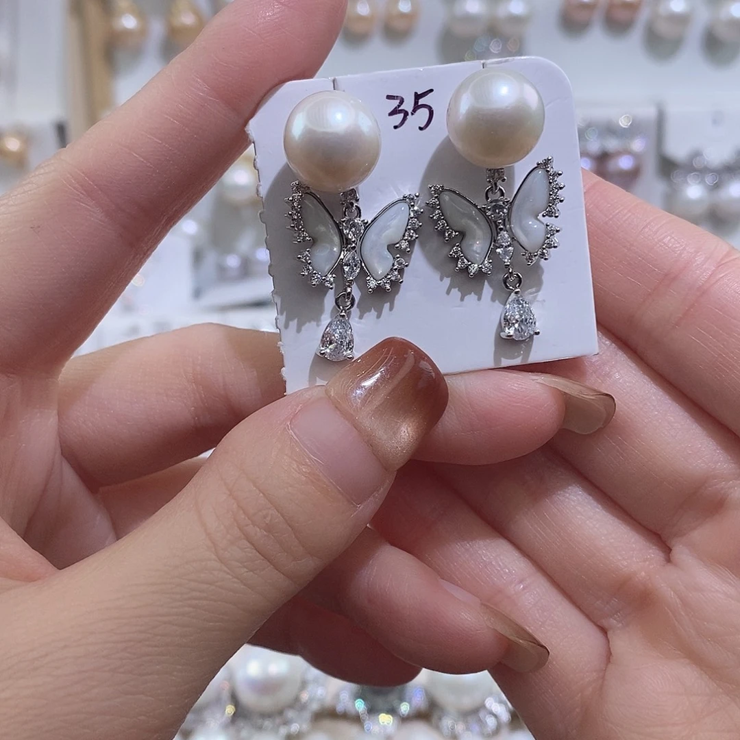 耳饰淡水珍珠未镶嵌w11.2