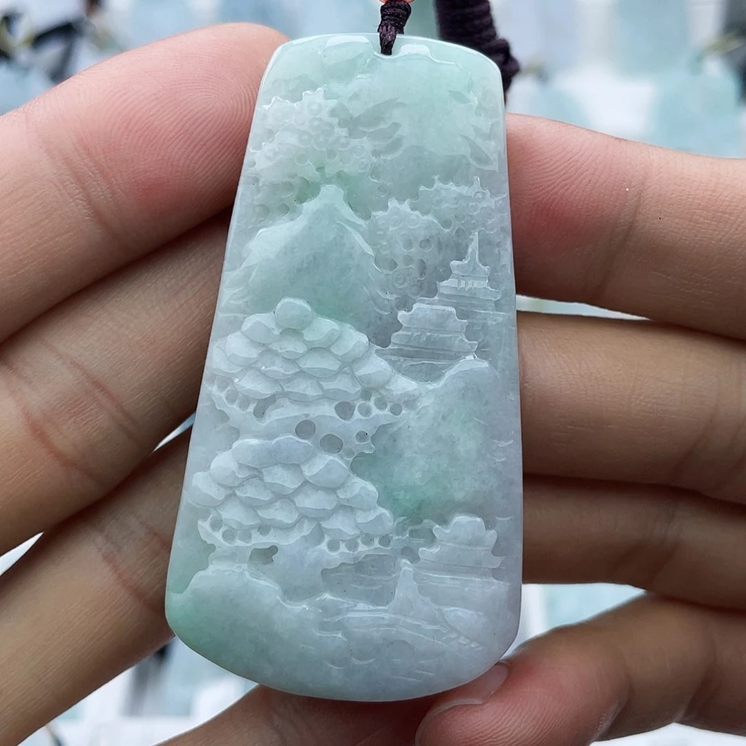 颈饰未镶嵌翡翠翡翠