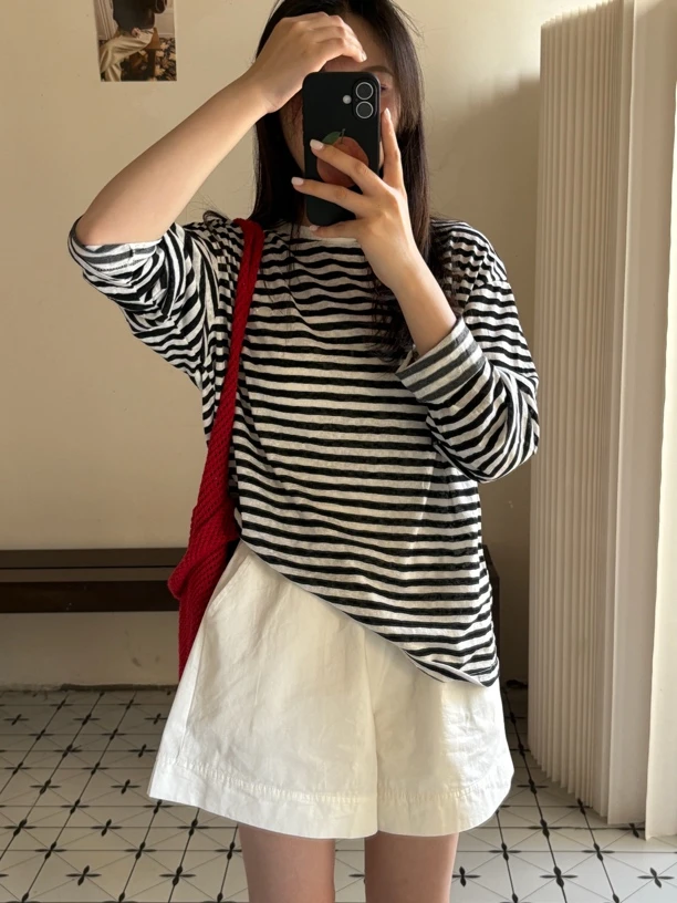 Sister’s present/夏季必备条纹罩衫