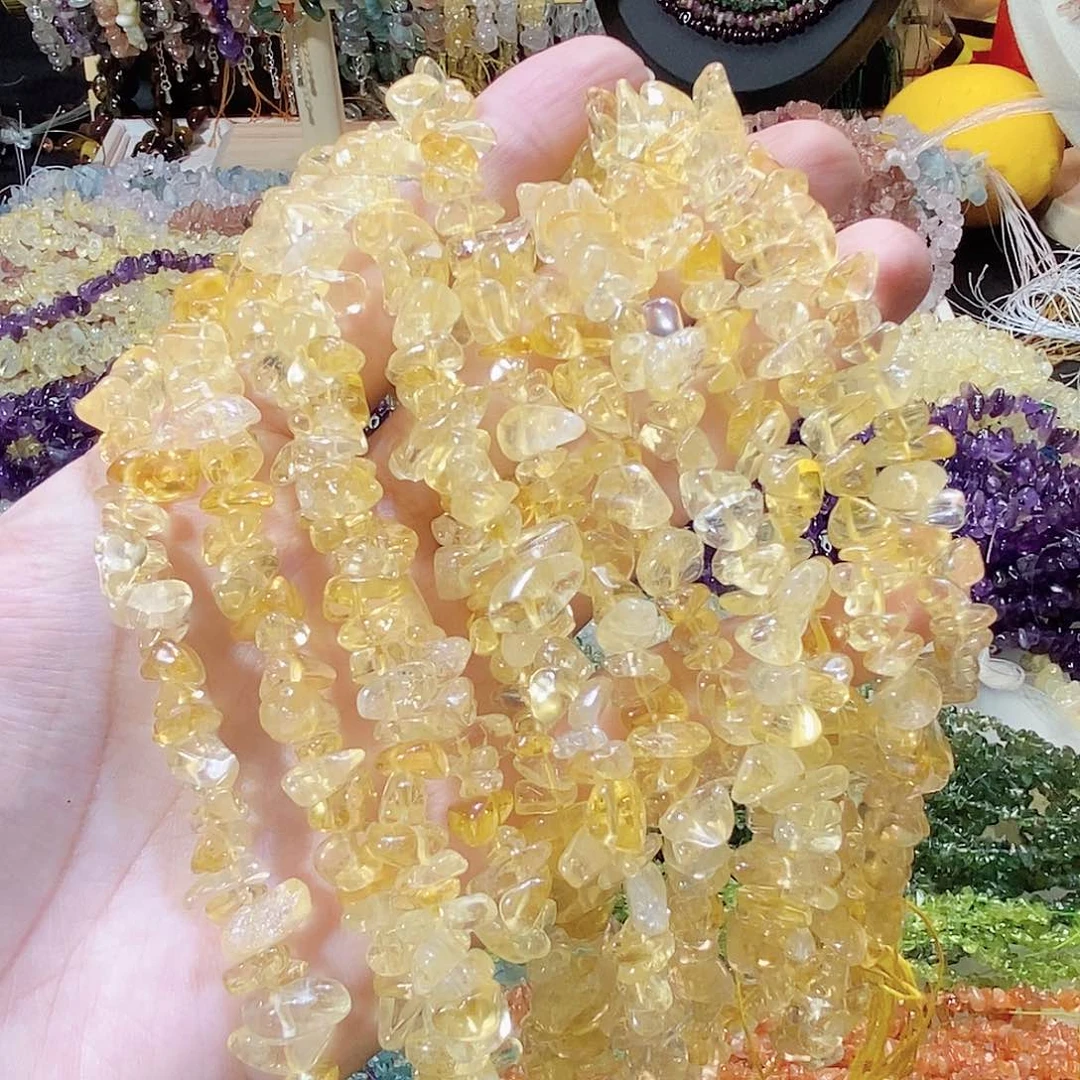 未镶嵌珠宝半成品水晶黄水晶