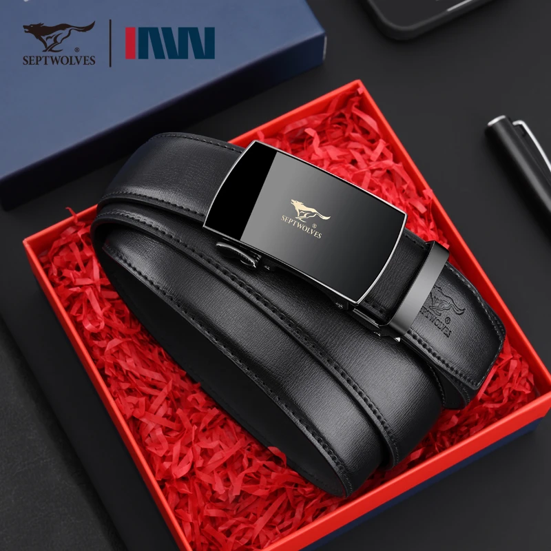 (象棋大师党斐专属)七匹狼男士自动扣2025新款轻奢百搭正品裤腰带