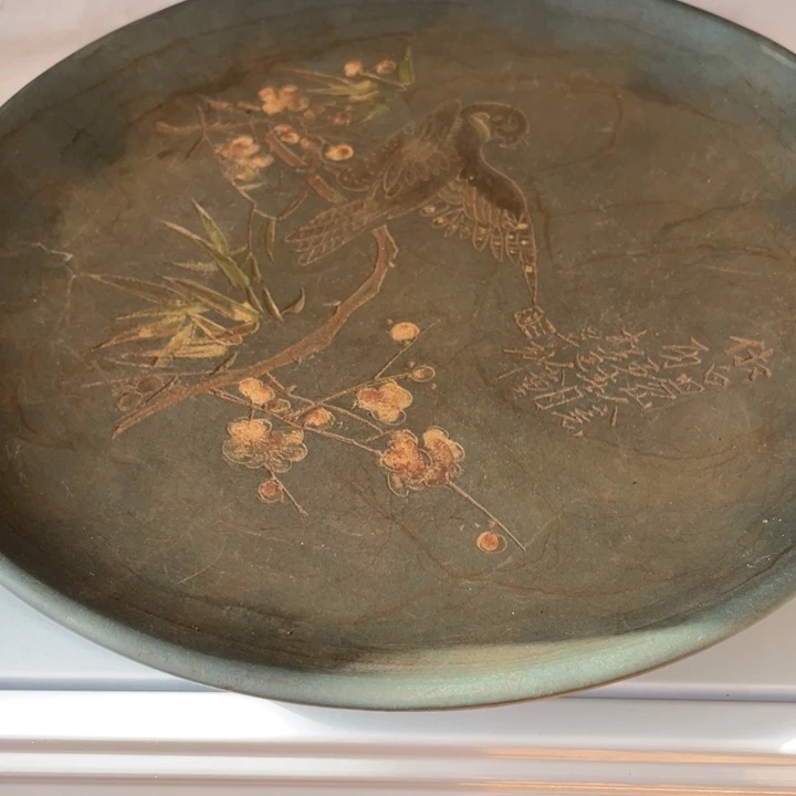 紫砂茶壶小*哥绿泥壶承