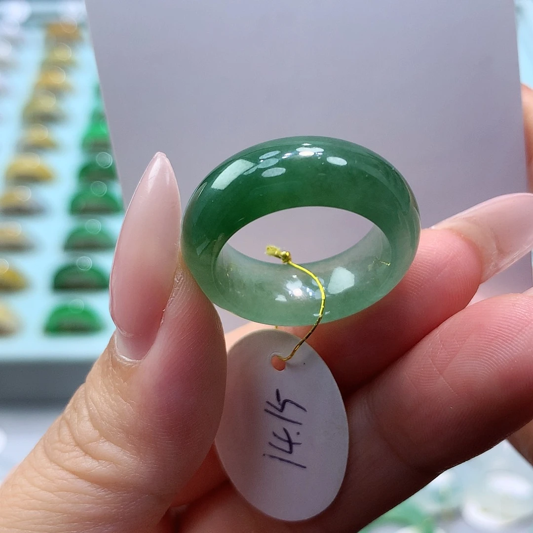 未镶嵌戒指翡翠1415圈