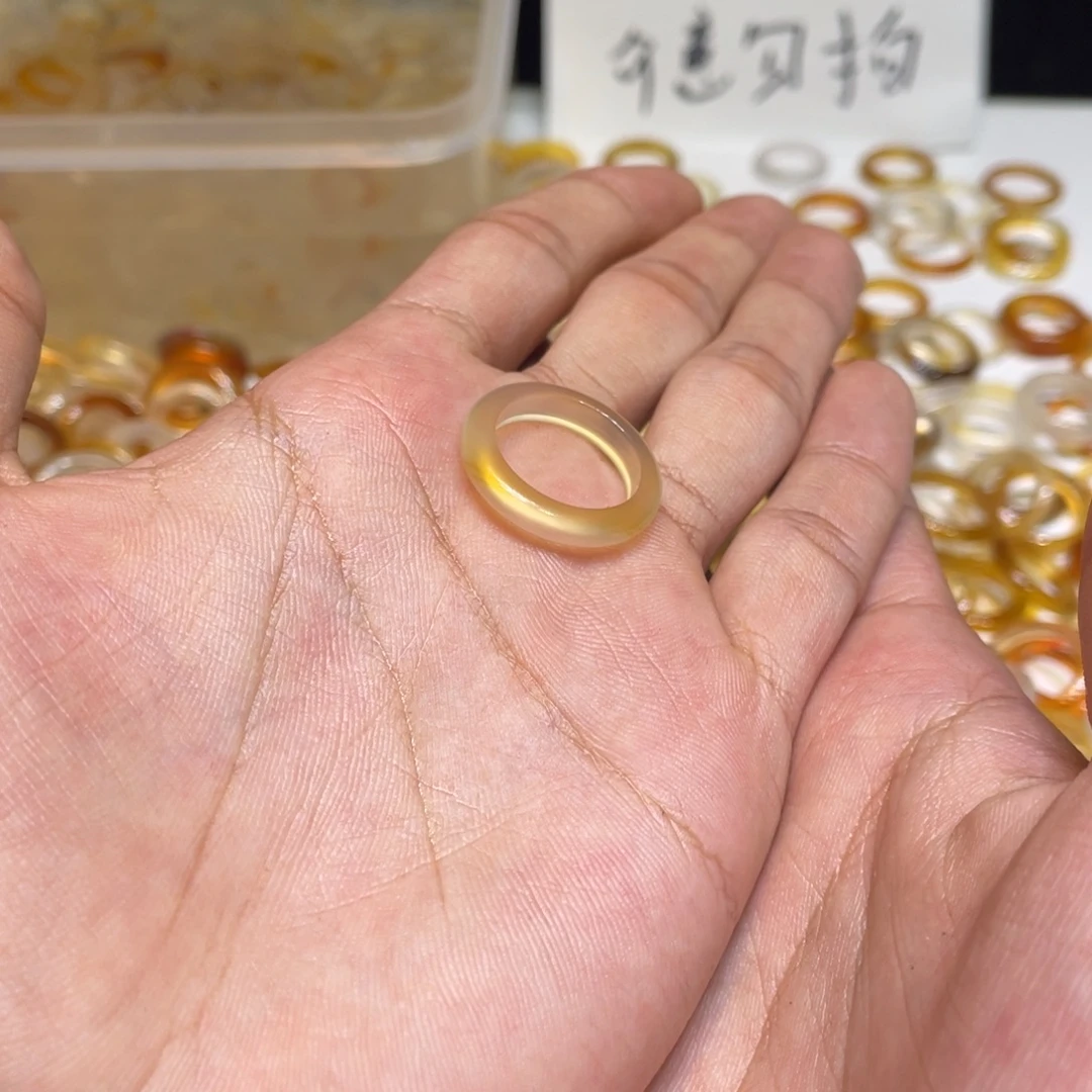 玛瑙/玉髓未镶嵌戒指541号港14 默认瑕疵