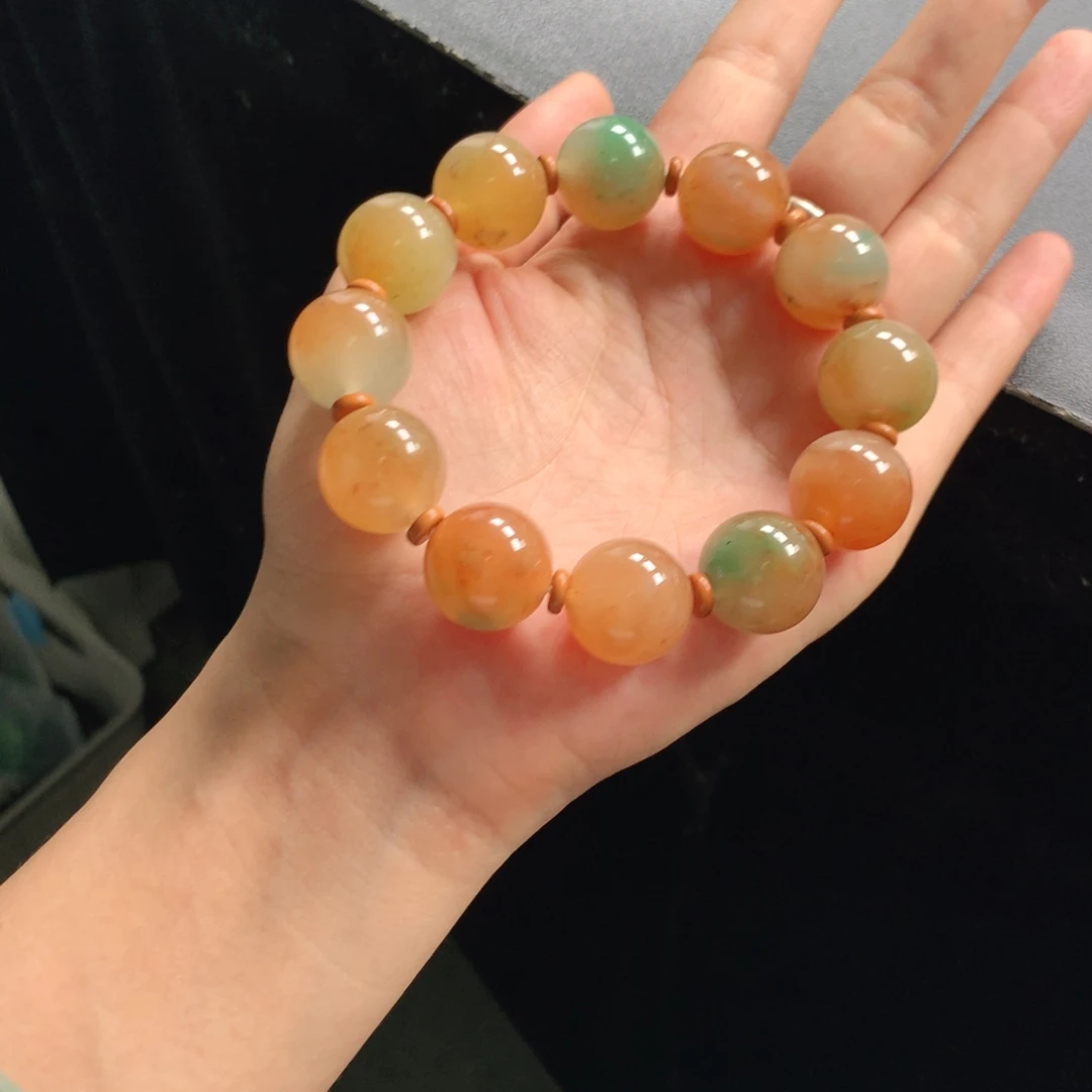 佛***手石英质玉戒指未镶嵌
