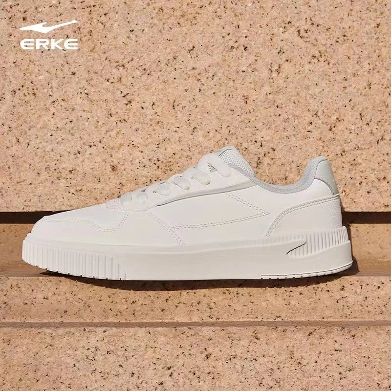 【鸿星尔克-飞絮】2025板鞋饼干鞋情侣休闲百搭板鞋