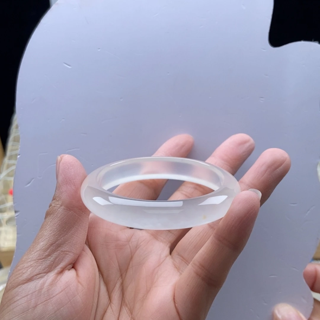 玛瑙/玉髓手镯未镶嵌纹理，美人痣，俏色，龙鳞纹