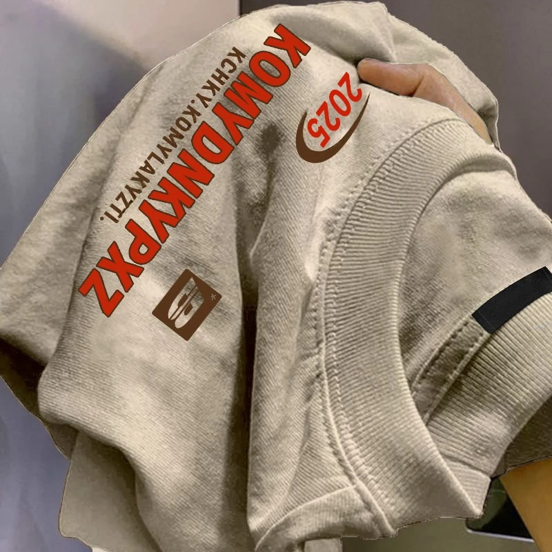 奥特莱斯~清仓捡漏美式高街重磅纯棉短袖T恤男士夏季大码潮牌上衣