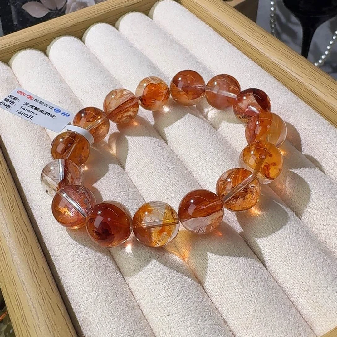 水晶手链未镶嵌胶花14