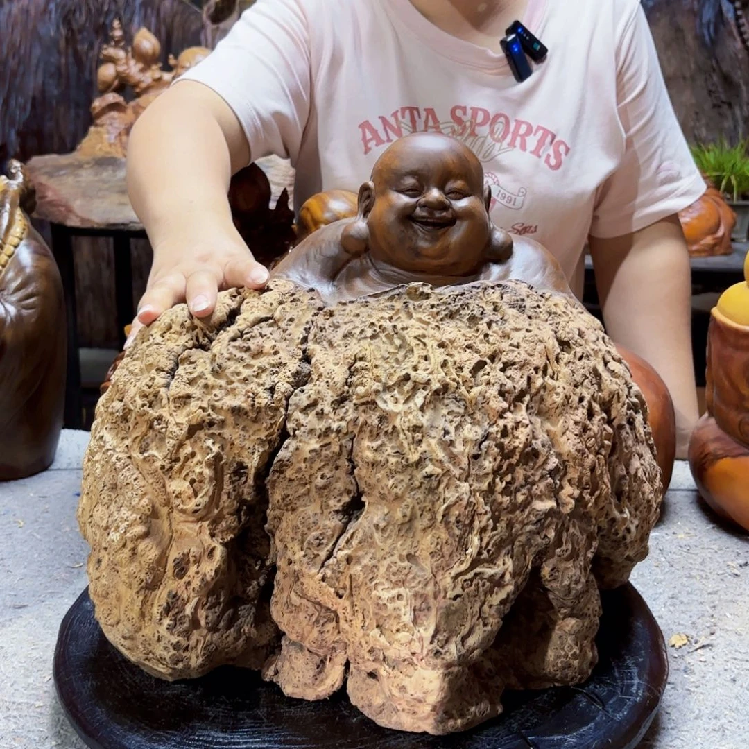 麦***冠香樟木胡杨树瘤手工精品