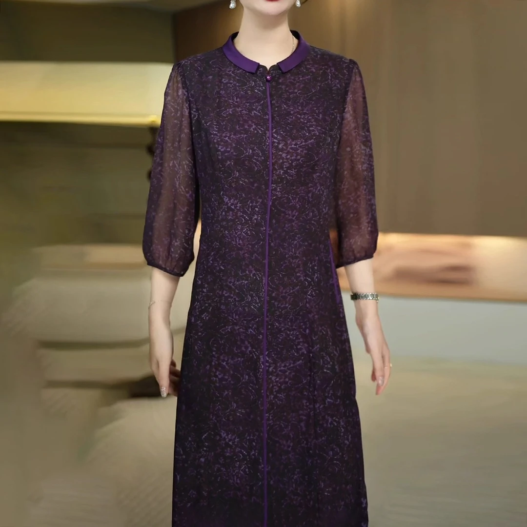 连衣裙2025新款女早秋十三行今年流行爆款气质妈妈减龄轻奢高级感