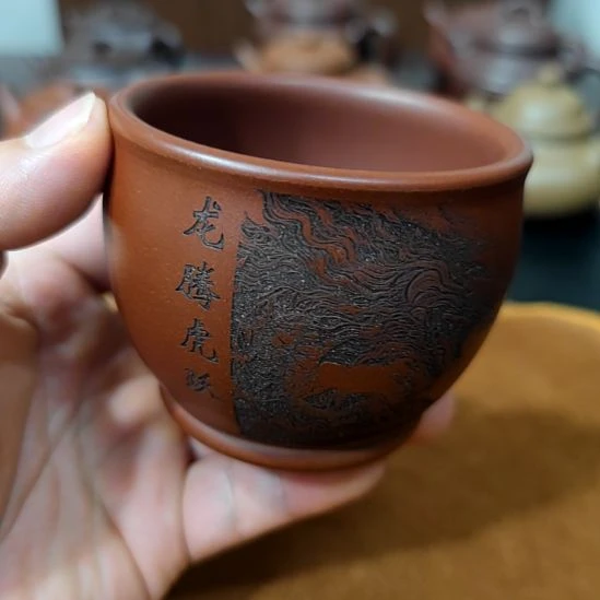 茶壶紫砂高端紫砂主人杯福利放漏