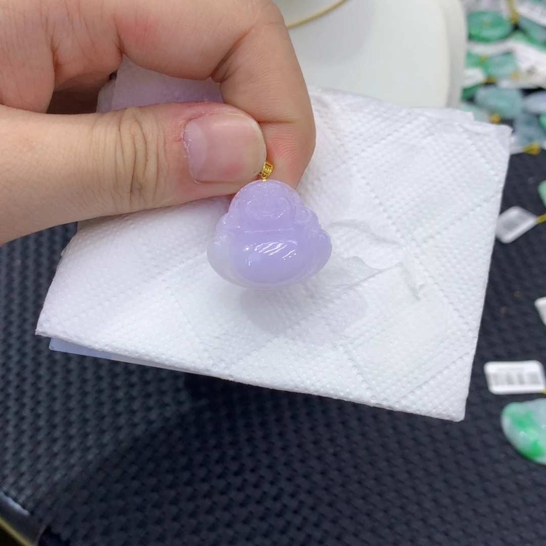 翡翠18K金镶嵌颈饰翡翠
