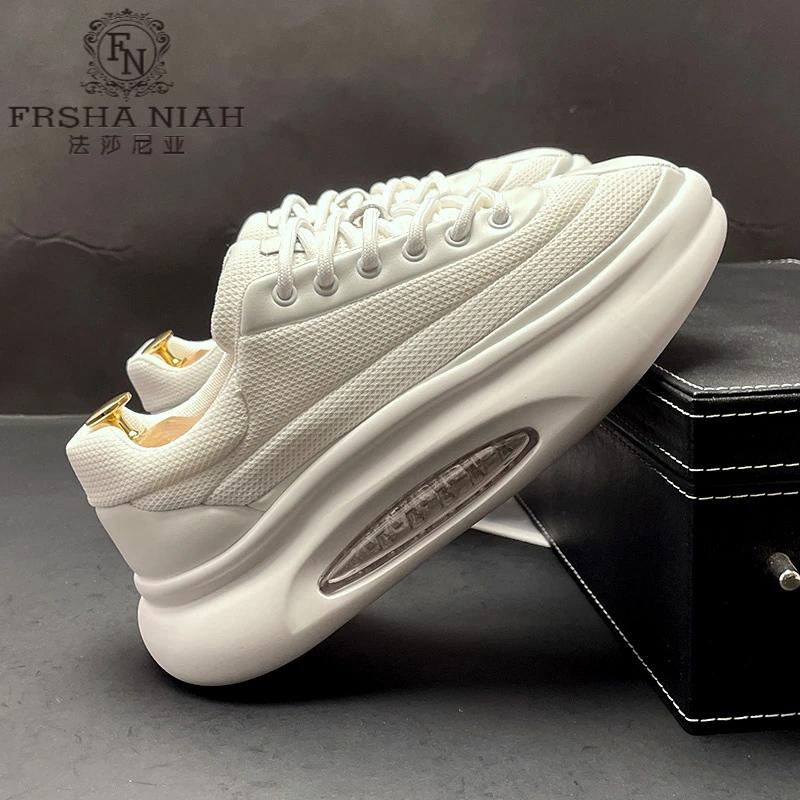 法莎尼亚夏季新款网面老爹鞋男时尚百搭运动休闲鞋子内网红小白鞋