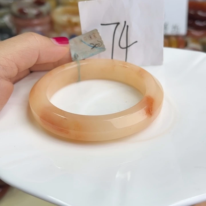 石英质玉圈口56.5未镶嵌