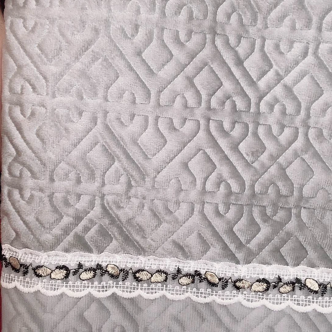 绒款灰色防滑沙发垫