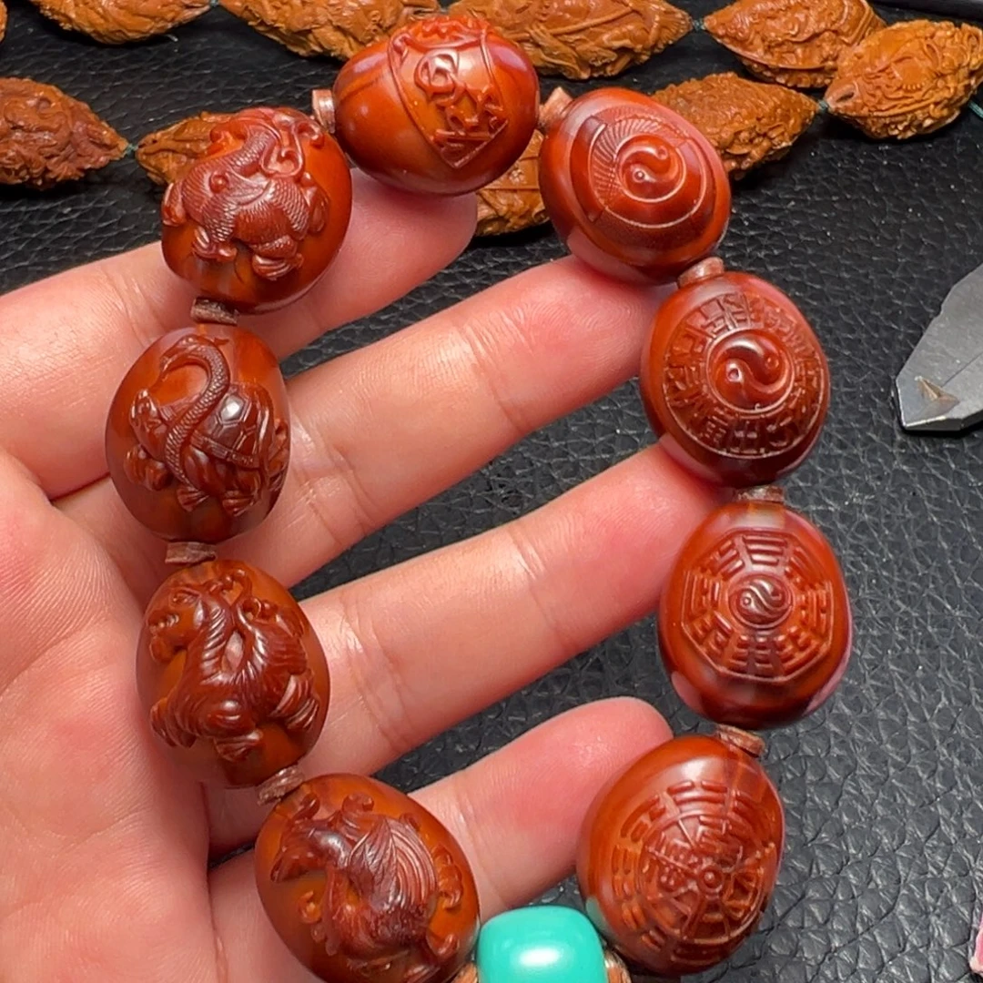 可***桶手串/手链橄榄核浦纪丰1.95四项八卦