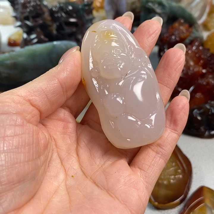 玛瑙/玉髓吊坠(不含链)未镶嵌