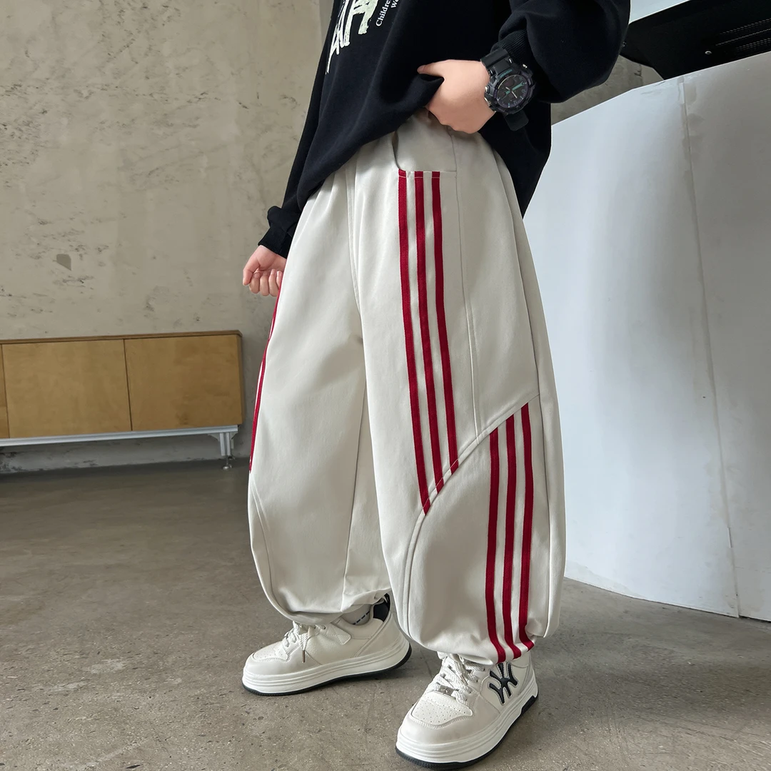 儿童装男童秋装裤子2025新款春秋款中大童运动裤秋季男孩帅气卫裤