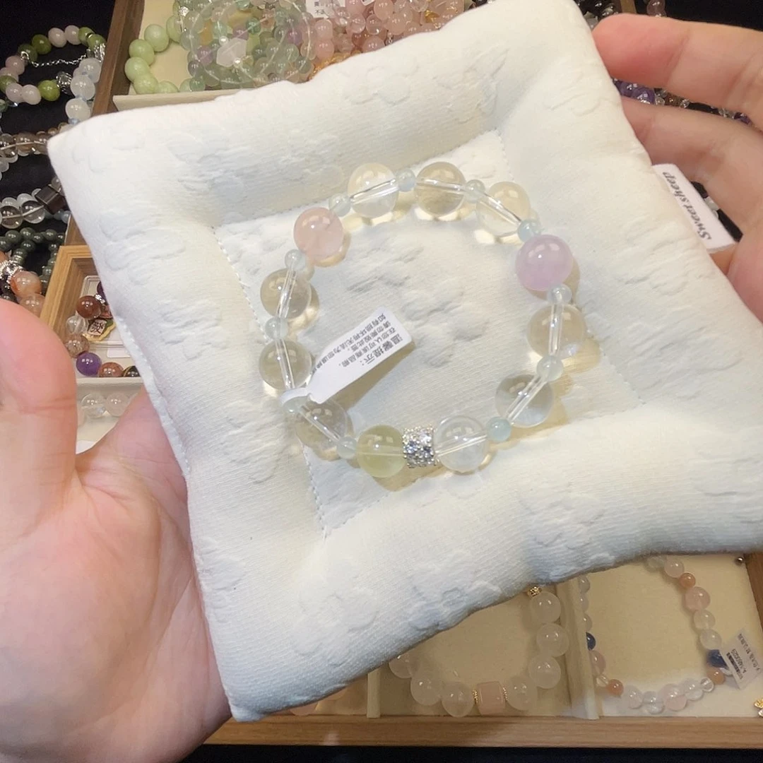 水晶手串未镶嵌多宝