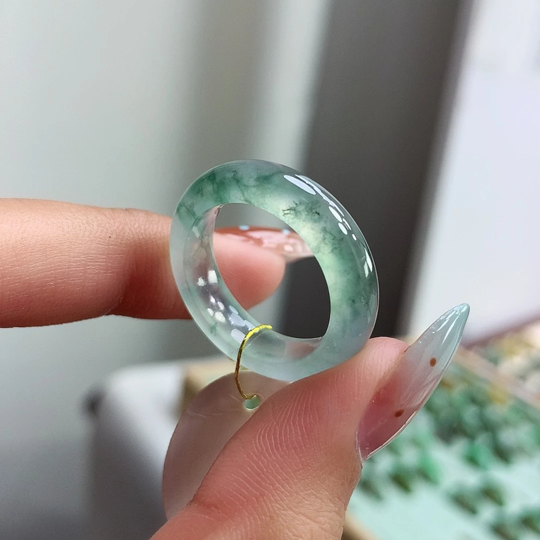 未镶嵌戒指翡翠1415圈