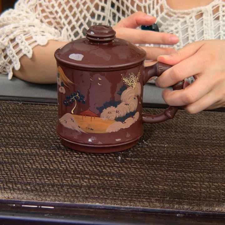 茶杯紫砂高货放漏