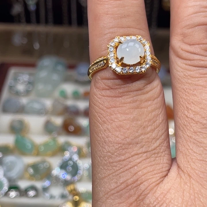 翡翠银S925镶嵌颈饰