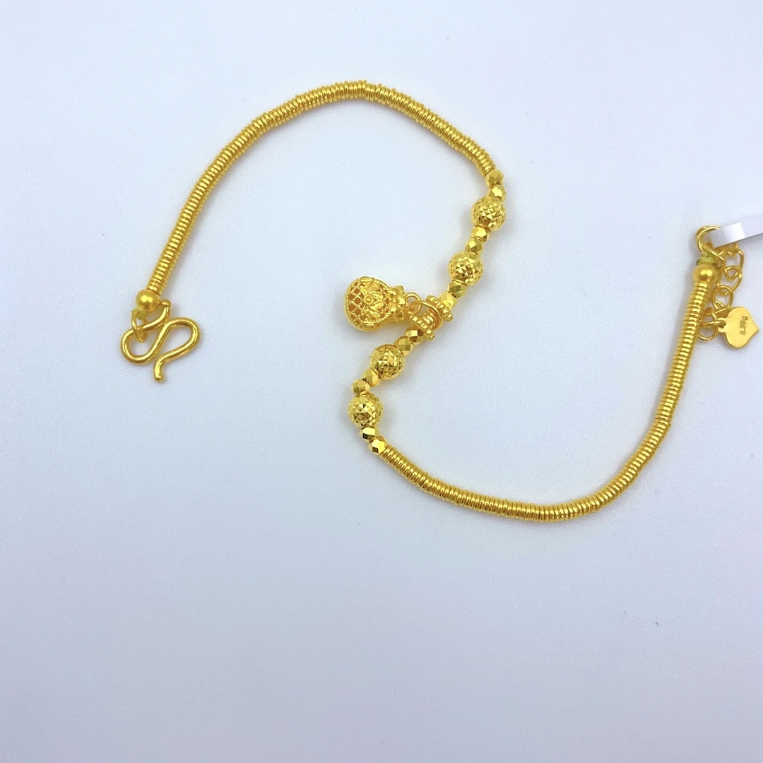 足金999福袋黄金手链（里面穿的绳子）5G精工