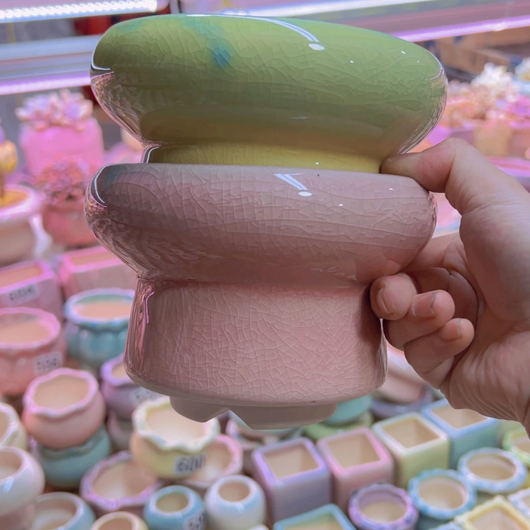 陶瓷花盆当场凑满12包邮