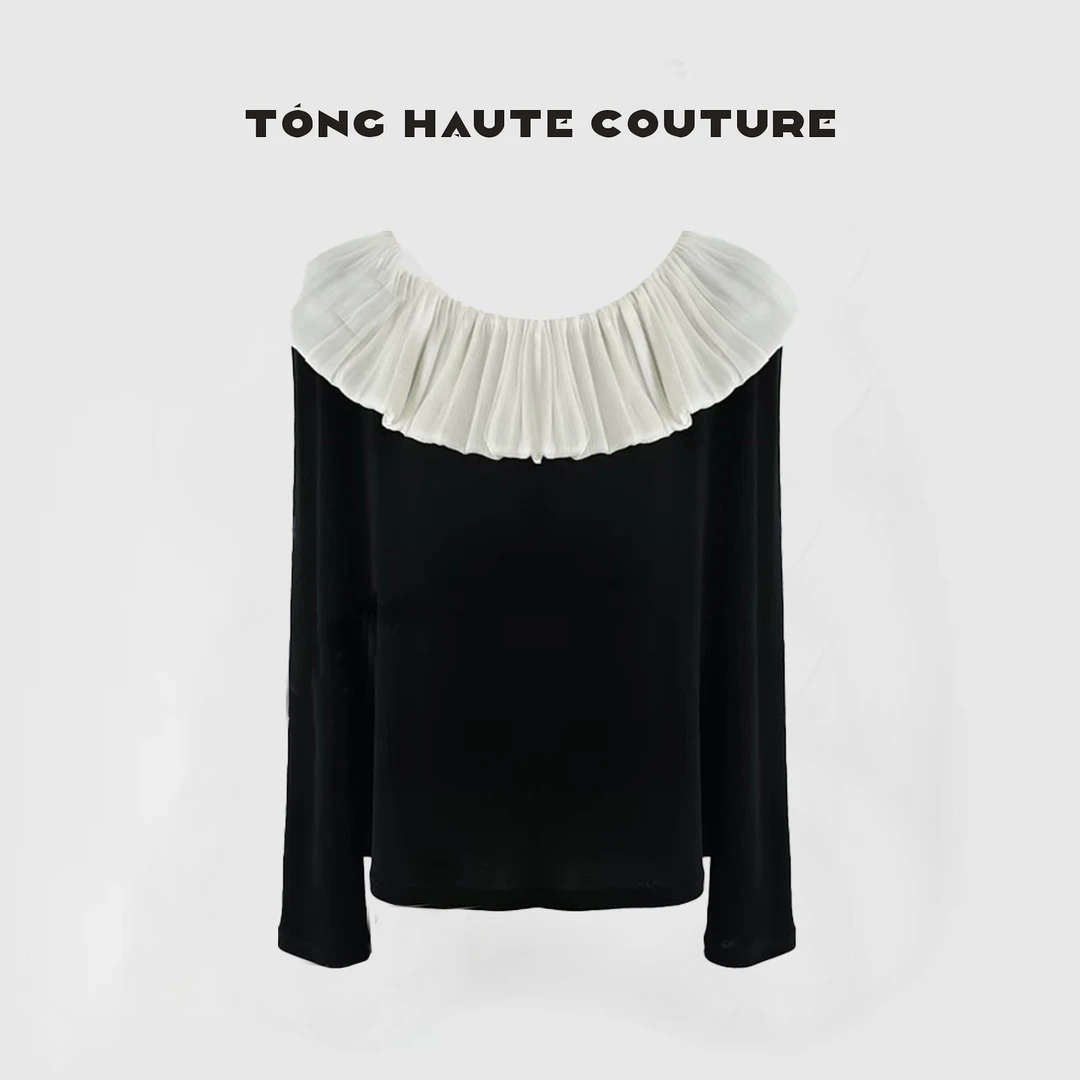 【蝉鸣半夏】夏季时尚醋酸荷叶领口边设计百搭衬衫 YY021