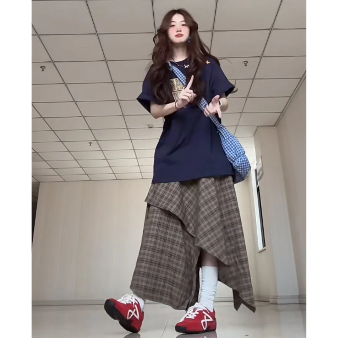 labzaa美式个性字母毛巾绣休闲纯棉短袖T恤男女夏季宽松情侣上衣