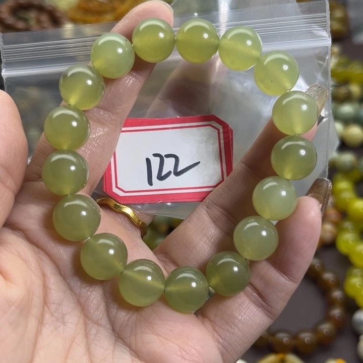 蛇纹石玉未镶嵌手链