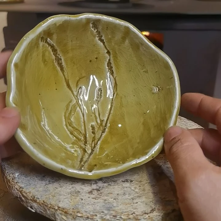 盘手工高温原矿窑变