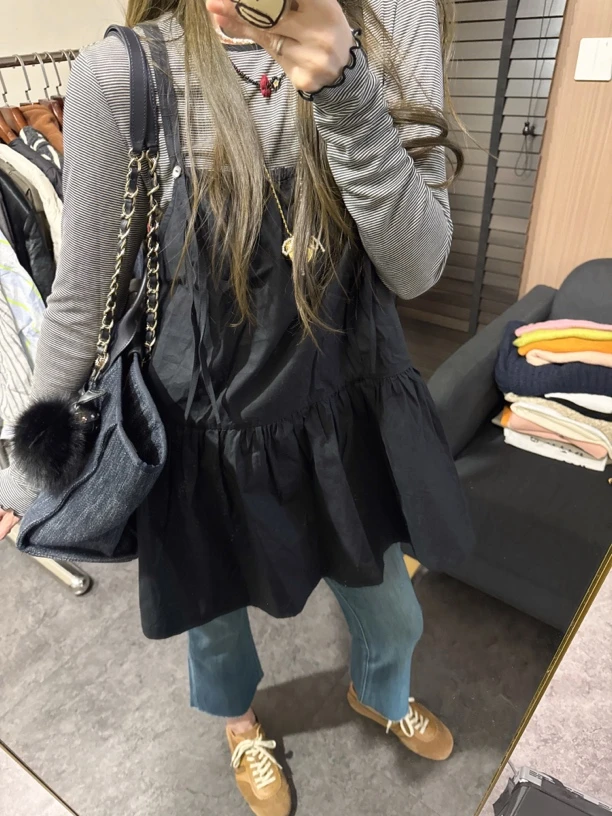 【思含】早春新款时尚百搭减龄连衣裙