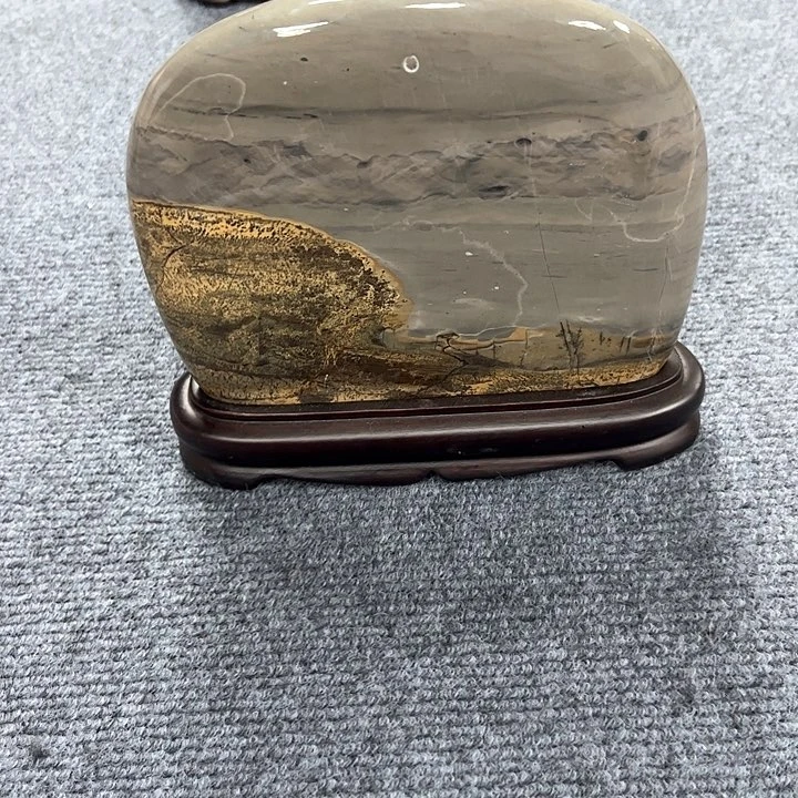 广西石广西天然国画石