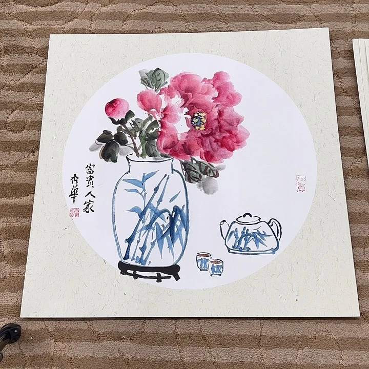 国画花鸟等多种鸟类的栖息50.50
