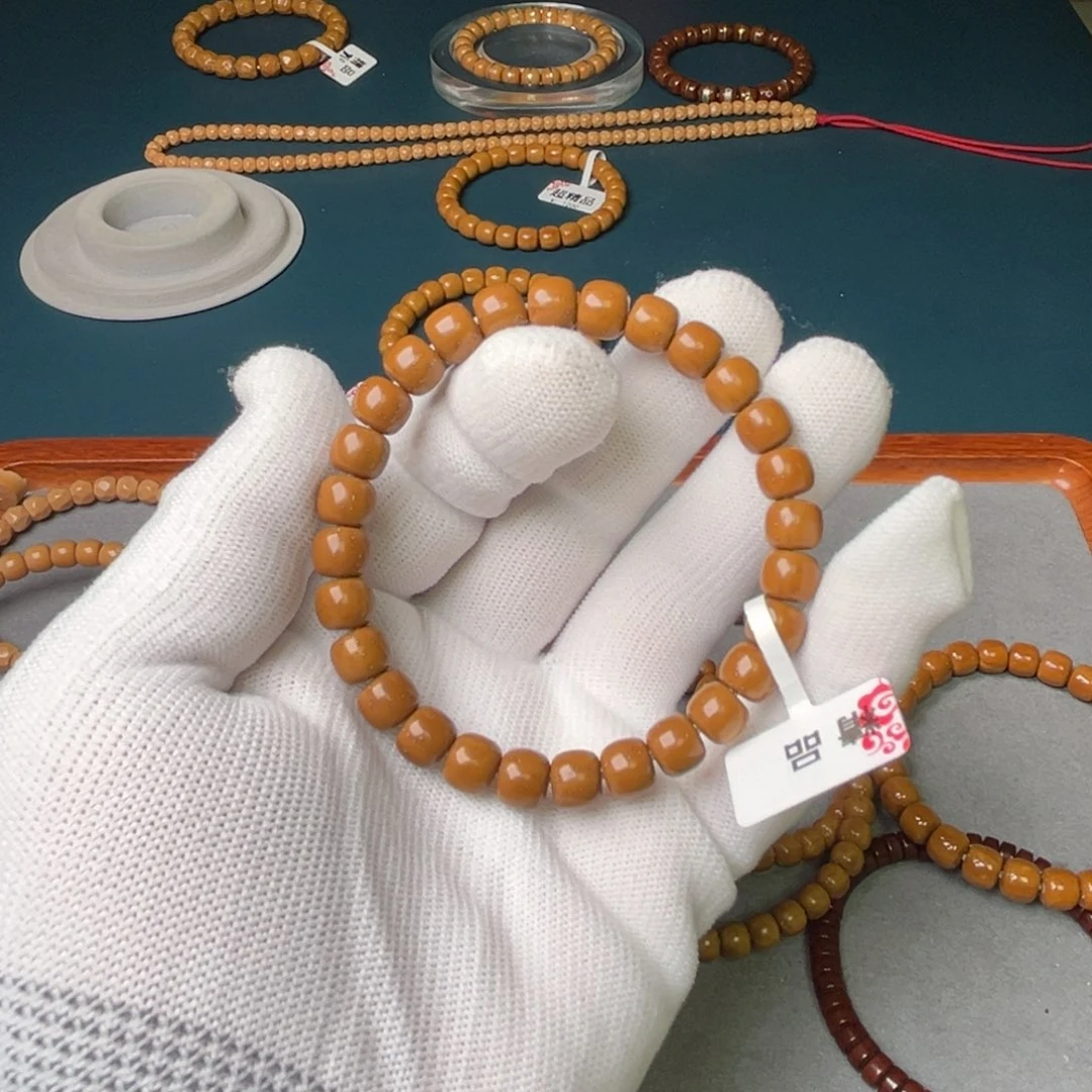 紫金鼠手串8➕尺实心鼠精品