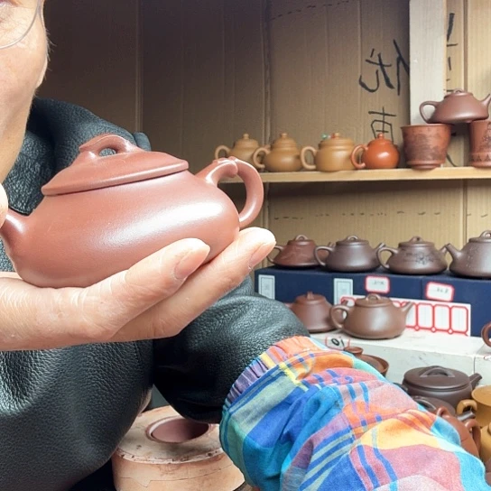 茶壶紫砂@****n宜兴紫砂原矿底槽清
