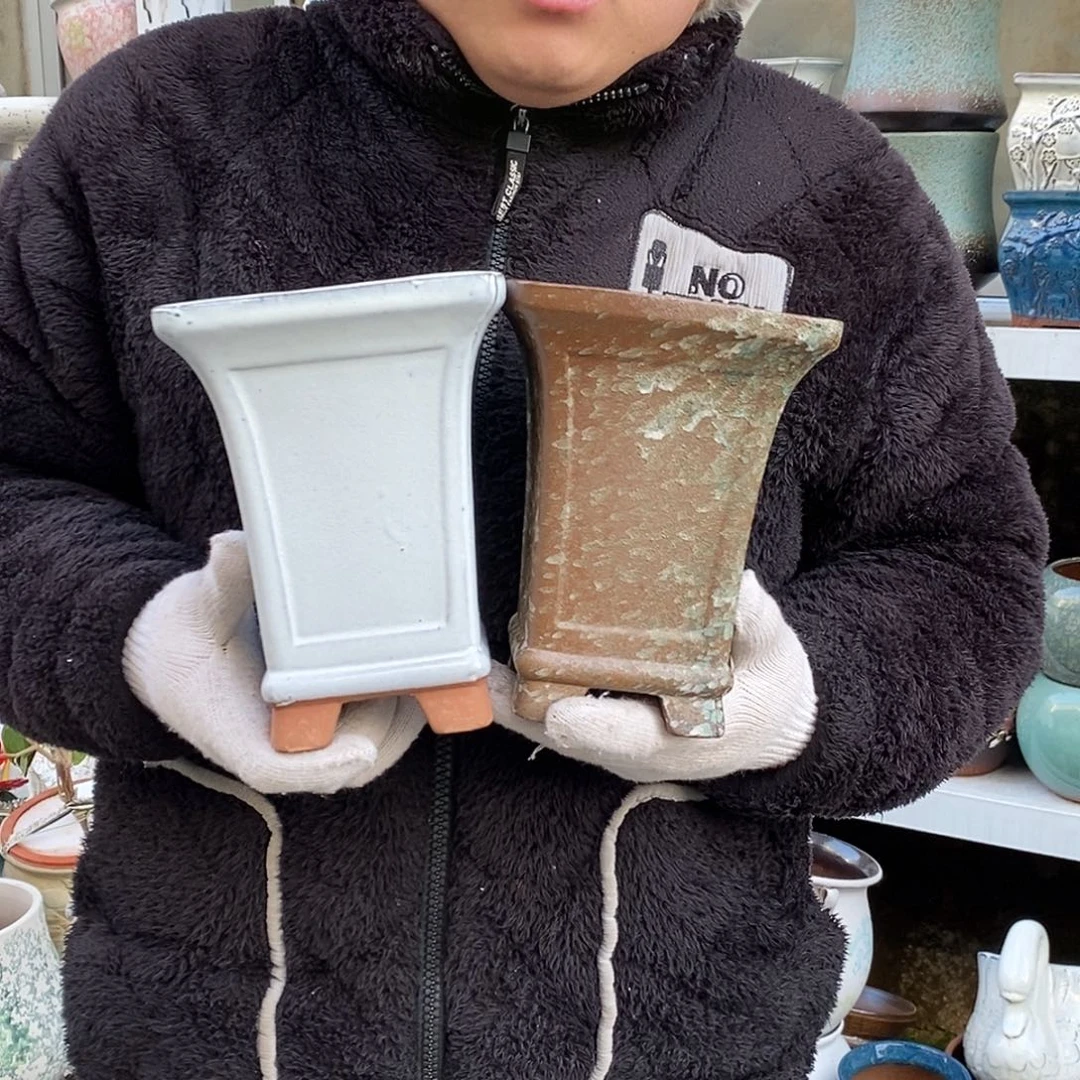 紫砂花盆口14高19福利