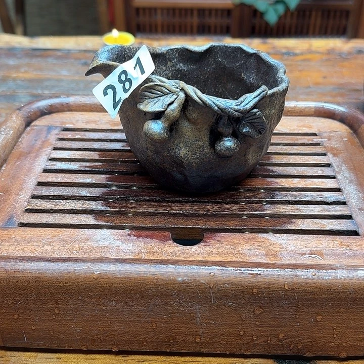 纯手工制作粗陶茶具