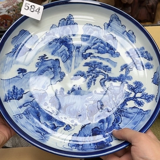 瓷片摆件工艺品瓷器摆件777